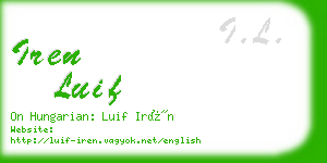 iren luif business card